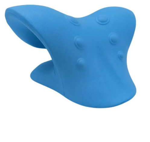 C-shaped cervical support travel pillow, blue (mismatched listing, not for sale)
