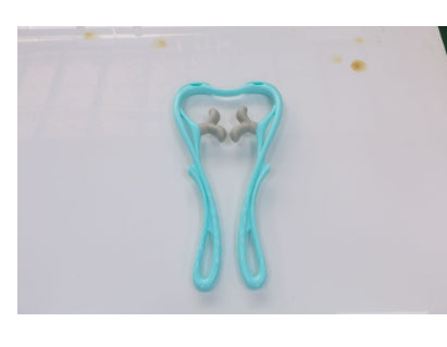 Manual Neck & Shoulder Massager, thumb/nub roller head, blue