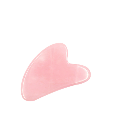 Heart-shaped gua-sha stone tool (mismatched listing, not for sale)