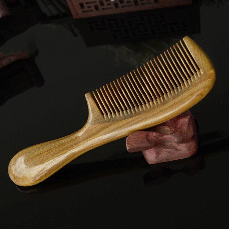 Sandalwood scalp massage comb, detail 1
