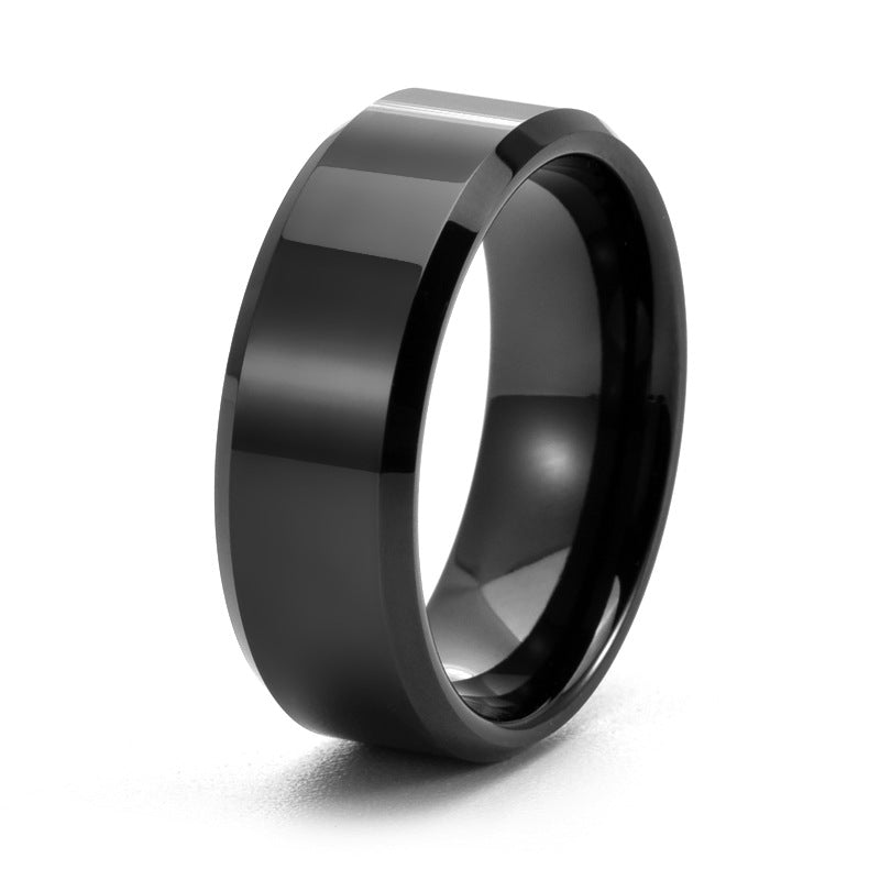 Tungsten carbide band ring, detail 1